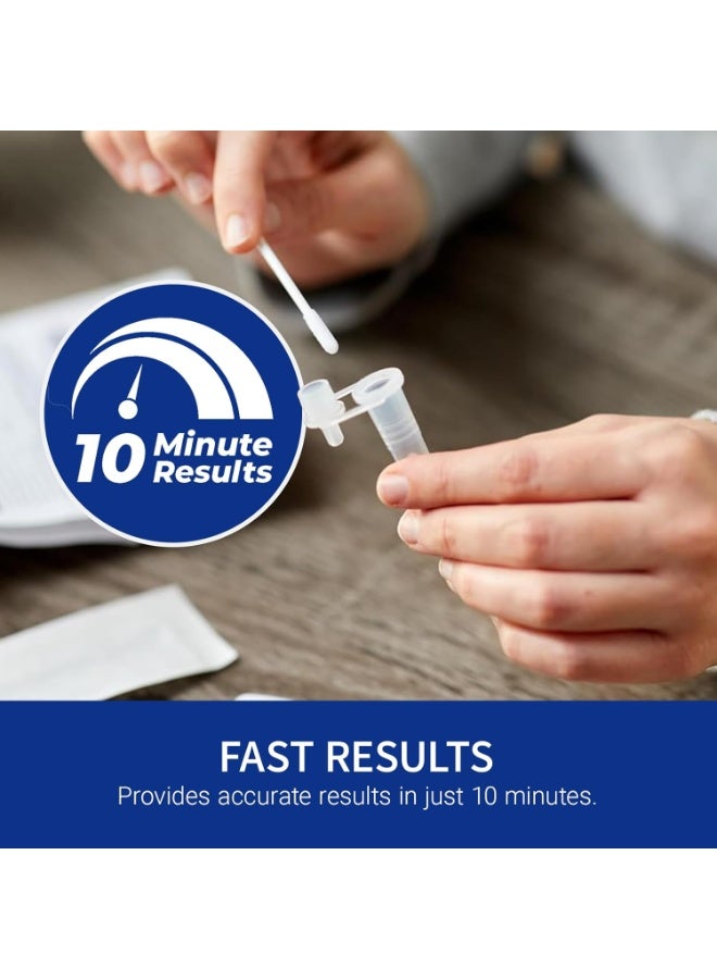 CorDx TyFast Flu A/B & Covid 19 Multiplex Rapid Test, 10 Mins at Home, EUA Authorized, 3 in 1 Combo Kit, 2 Tests - Image 3